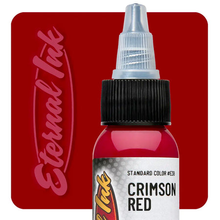 Eternal Crimson Red Tattoo Ink 1 or 2 Ounce Bottles