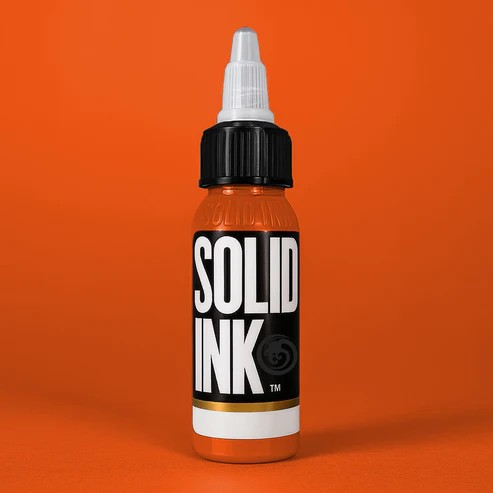 Solid Traditional Orange Tattoo Ink
