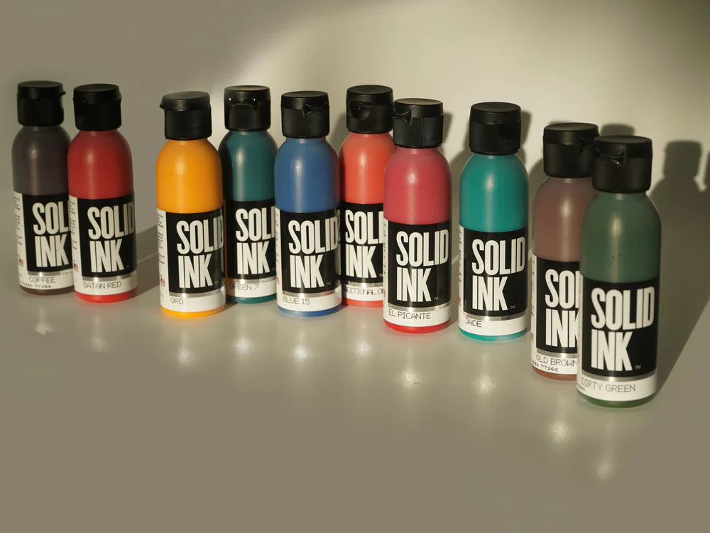 Solid Ink Old Pigments Tattoo Ink Set