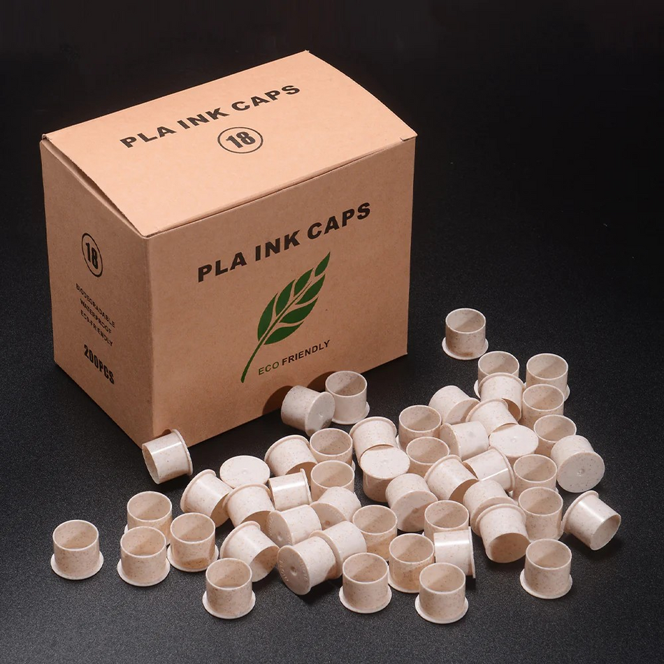 Eco-Friendly PLA Wide Base Tattoo Ink Caps