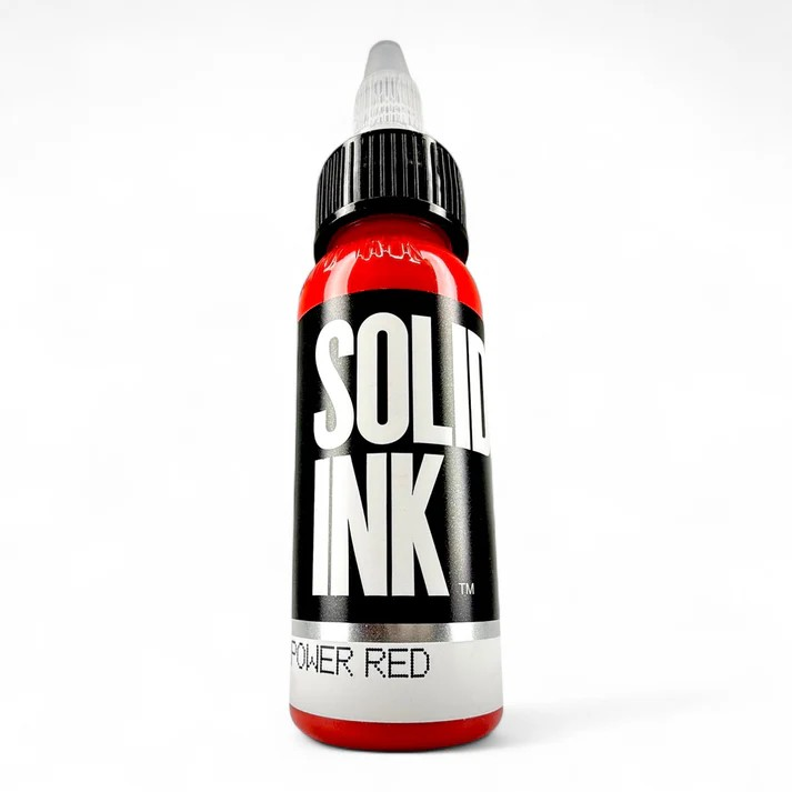 Solid Power Red Tattoo Ink