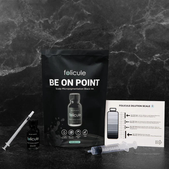 Folicule Scalp Micropigmentation Black Ink Set