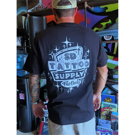 Custom San Diego Tattoo Supply Diner Inspired T-Shirt