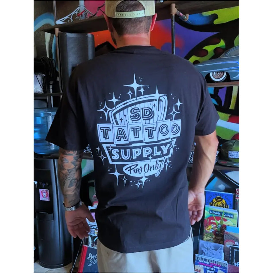 Custom San Diego Tattoo Supply Diner Inspired T-Shirt