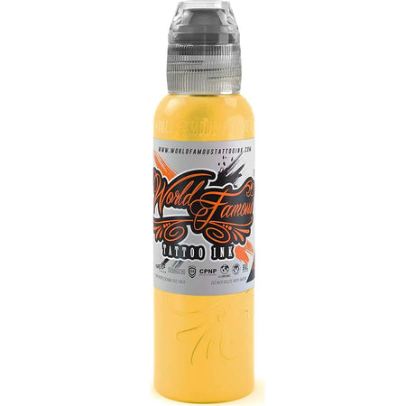 World Famous Canary Yellow Tattoo Ink 2 ounces