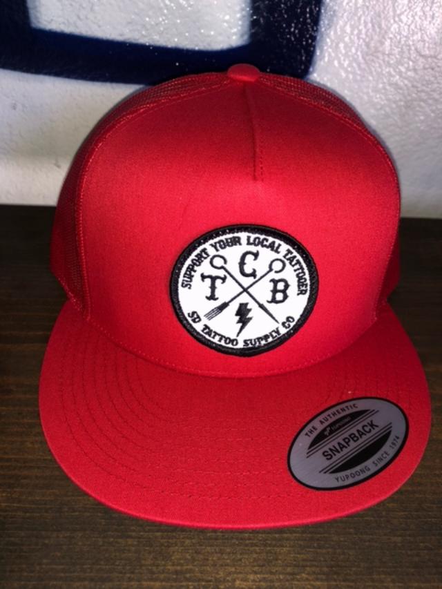 SD Tattoo Supplies Trucker Hat red