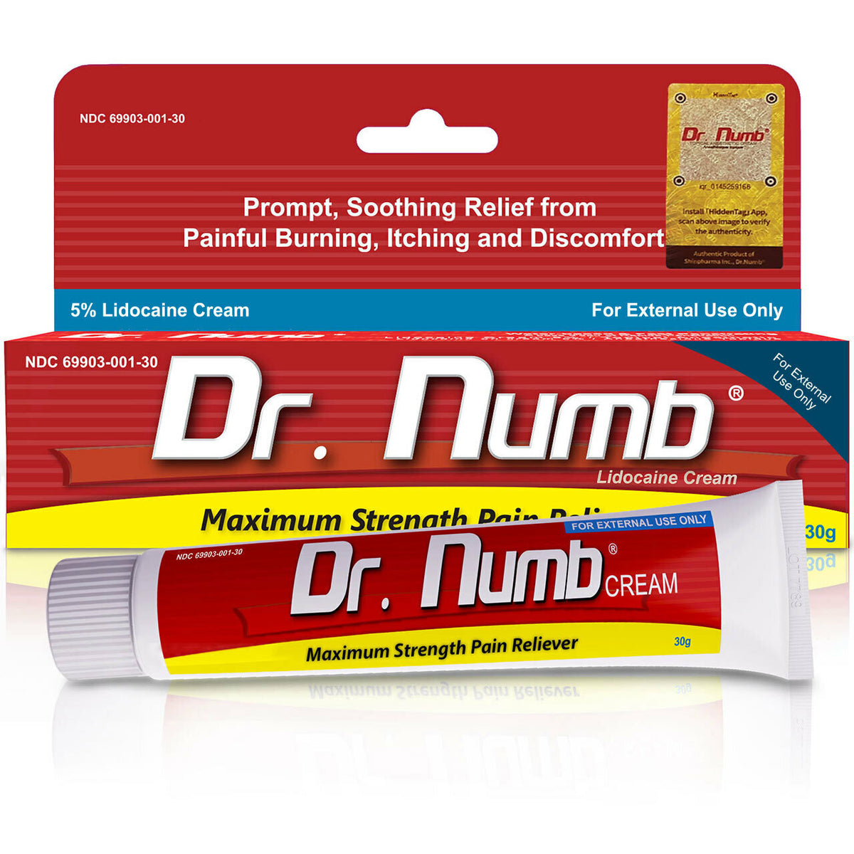 Dr. Numb Pain Relief Numbing Cream