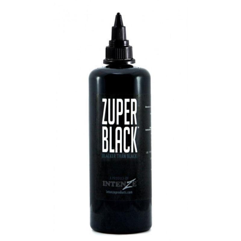 Intenze Professional Zuper Black Tattoo Ink