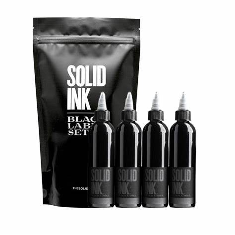 Solid Ink Black Label GreyWash Tattoo Ink Set