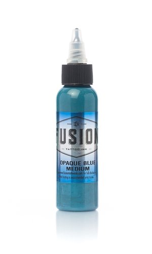 Fusion Opaque Blue Medium Tattoo Ink