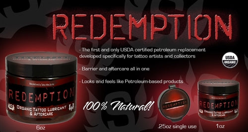 Redemption Organic Tattoo Lubricant and Aftercare