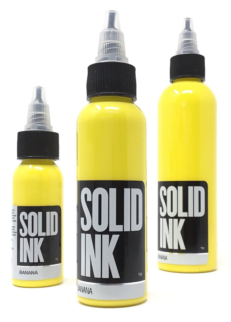 Solid Ink Banana Tattoo Ink