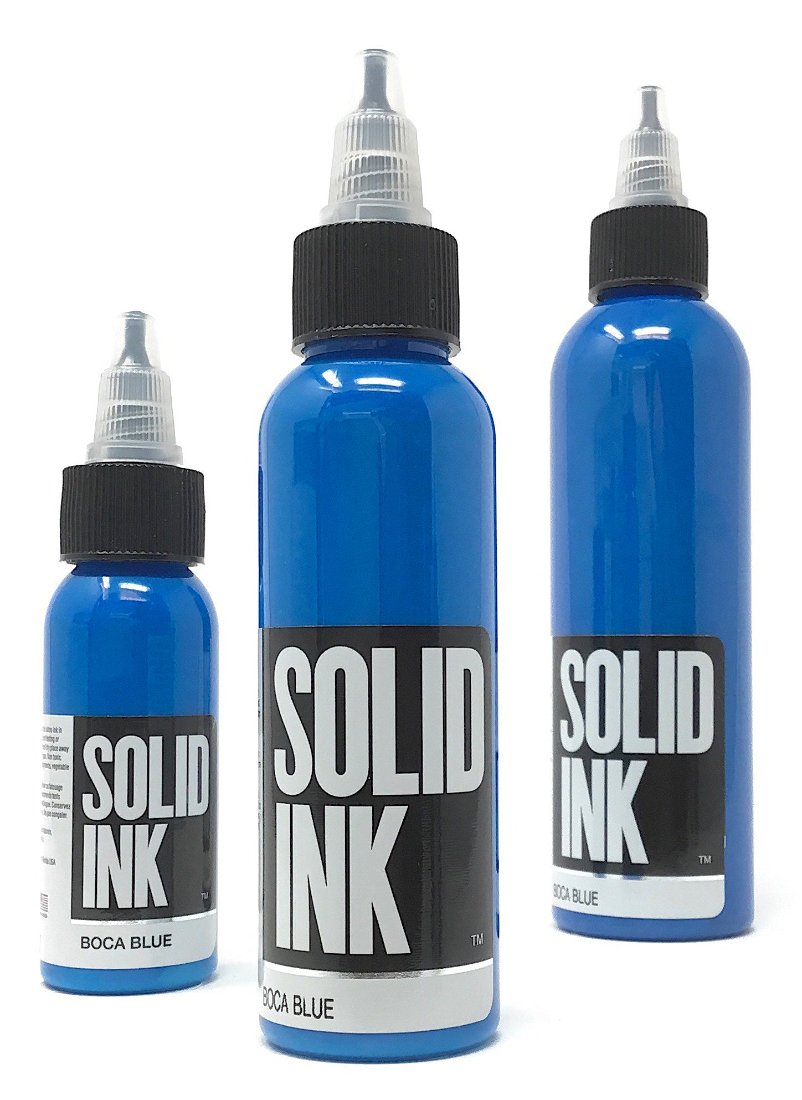 Solid Ink Boca Blue Tattoo Ink