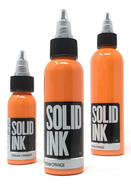 Solid Ink Cream Orange Tattoo Ink