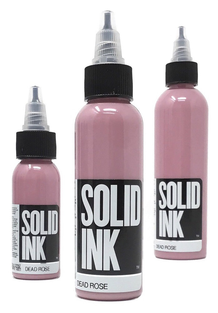Solid Ink Dead Rose Tattoo Ink – Dusty Pink Tone for Professional ...