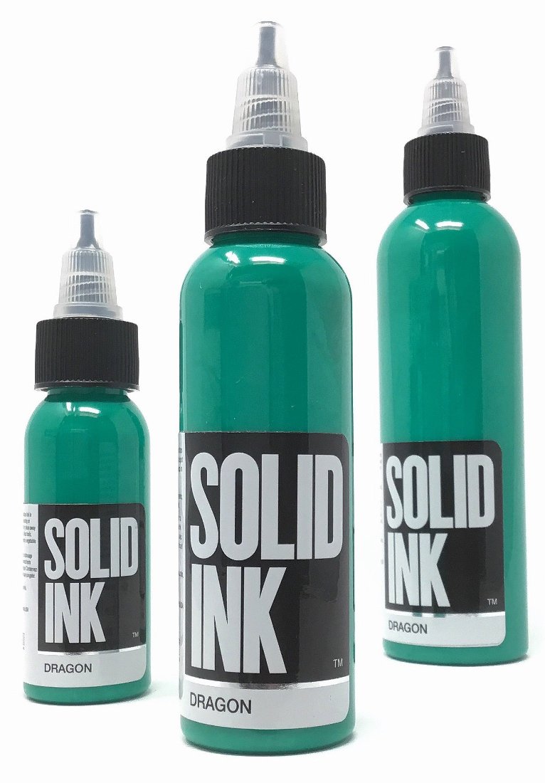 Solid Ink Dragon Tattoo Ink