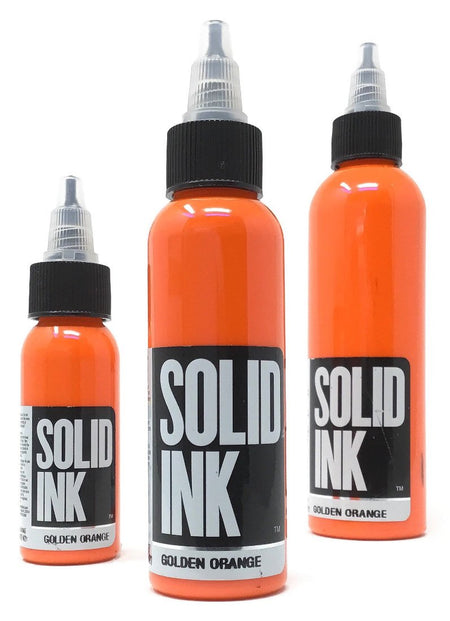 Solid Ink Golden Orange Tattoo Ink