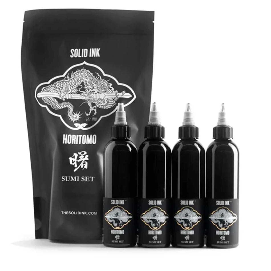 Solid Ink - Horitomo Sumi Grey Wash Set