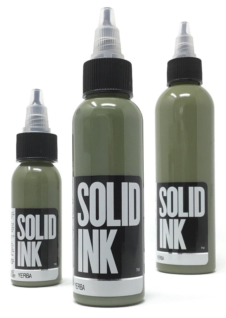 Solid Ink Yerba Tattoo Ink