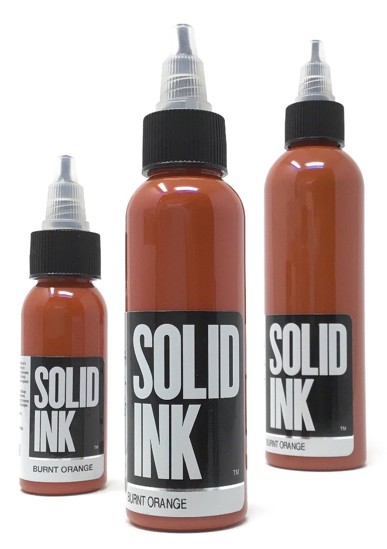 Solid Ink Burnt Orange Tattoo Ink