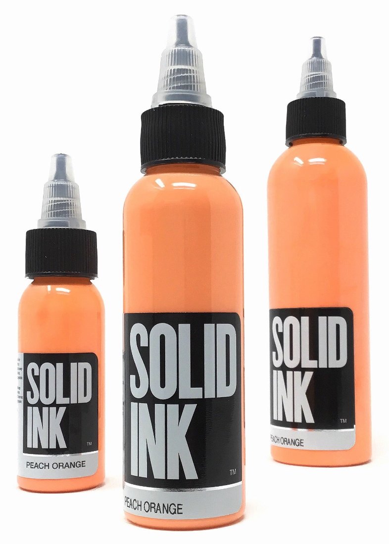 Solid Ink Peach Orange Tattoo Ink