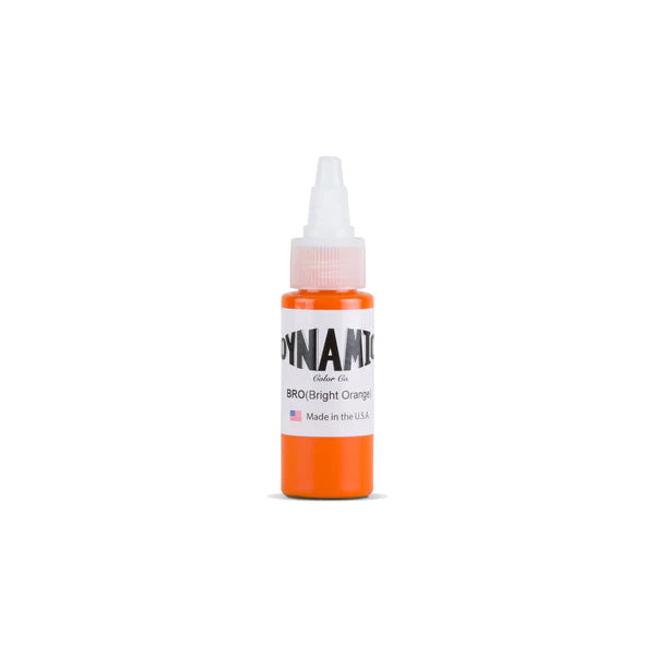 Dynamic Bright Orange Tattoo Ink -  1oz. Bottle