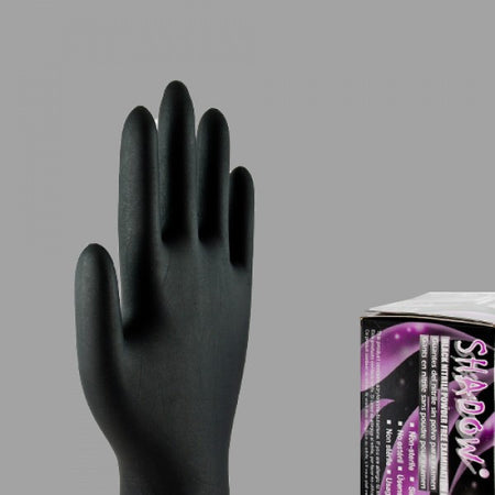 Adenna Shadow Powder Free Nitrile Black Tattoo Gloves