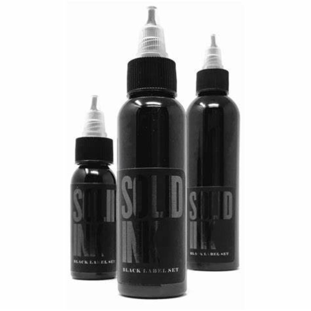 Solid Ink Black Label Heavy Black Tattoo Ink