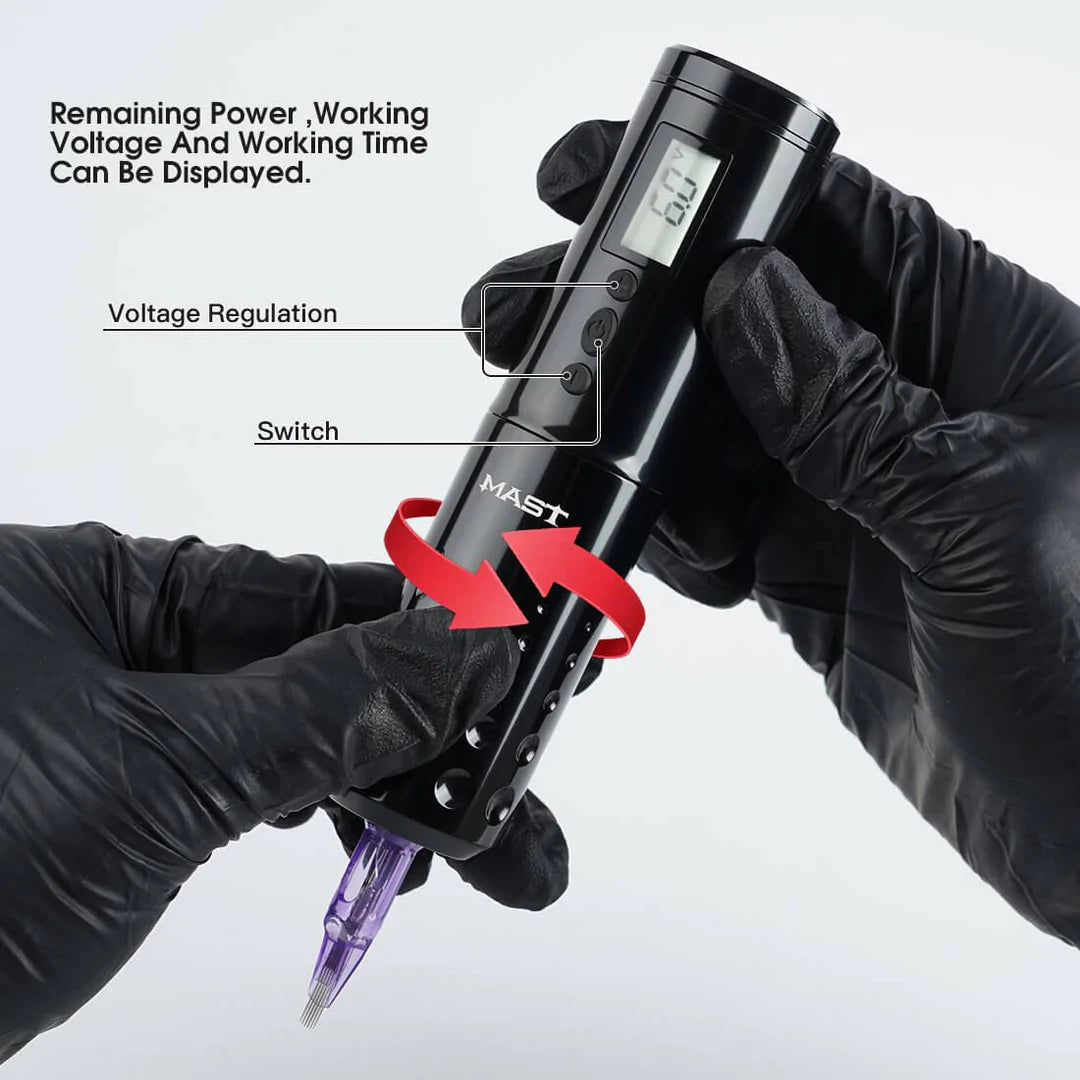 MAST-LANCER Wireless Rotary Tattoo Pen