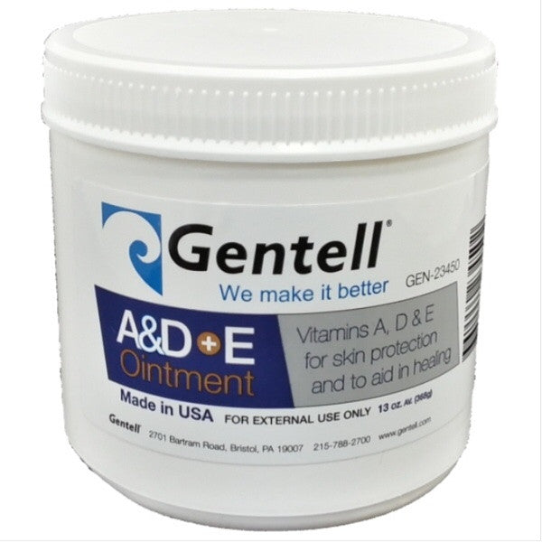 Gentell A&D Ointment + E 13 Oz Jar for Tattoo Aftercare