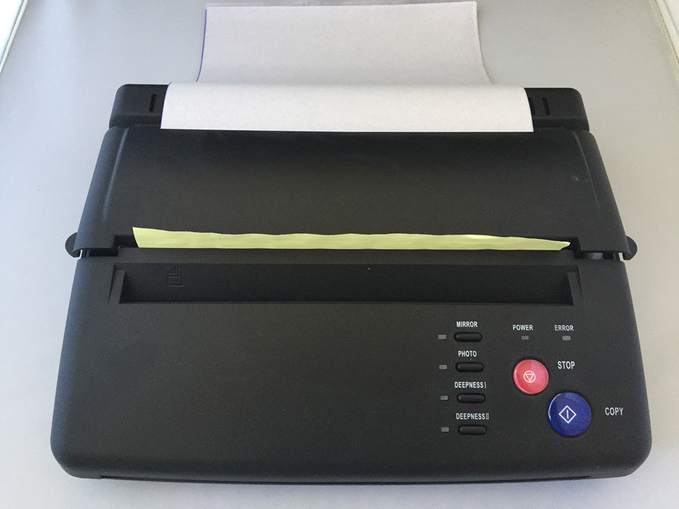 Black Tattoo Transfer Stencil Machine Thermal Copier Printer